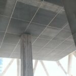 We hebben voor de befaamde parktoren in antwerpen een roosterplafond aangebracht.