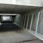 De opbouw van de tunnel met strekmetaal in Aalter